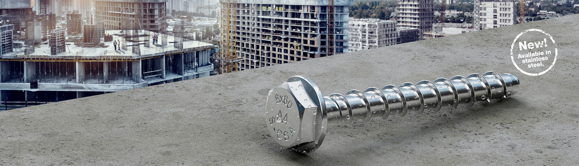 The evolution of the concrete screws